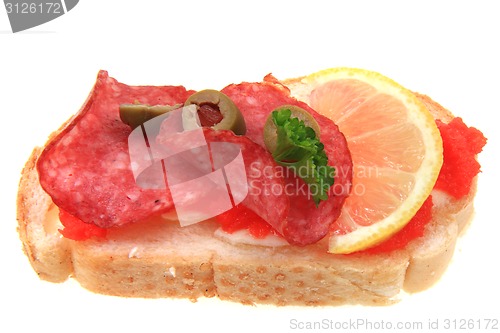 Image of open sandwich (traditional czech) 