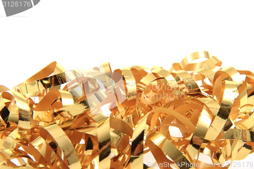 Image of golden ribbon texture 