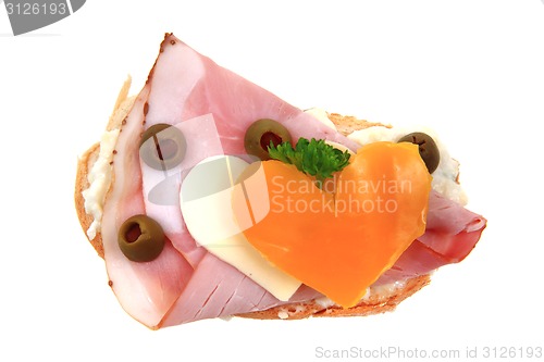 Image of funny sandwich for chilren lovers