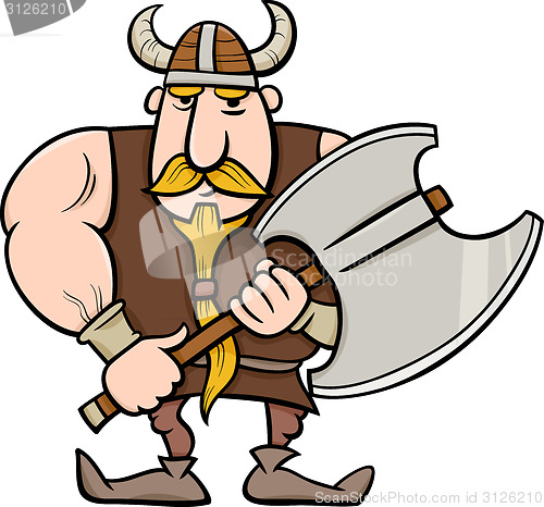 Image of viking cartoon illustration