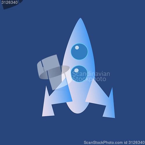 Image of Space rocket icon