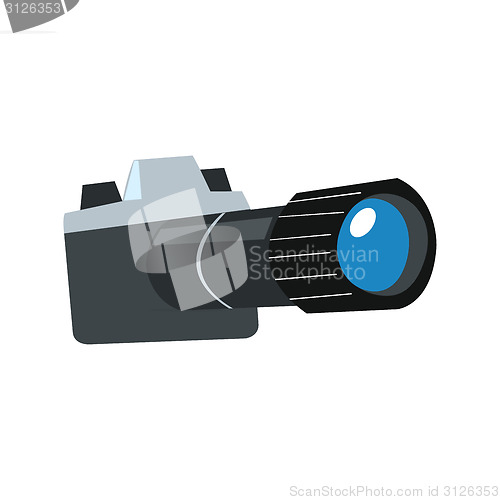 Image of Stylized camera with lens