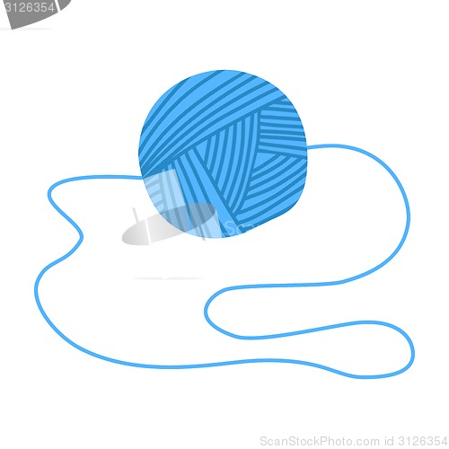 Image of Tangle blue thread