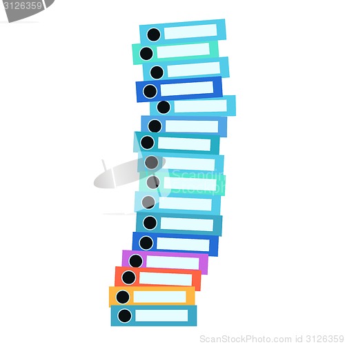 Image of Accounting reports a large pile