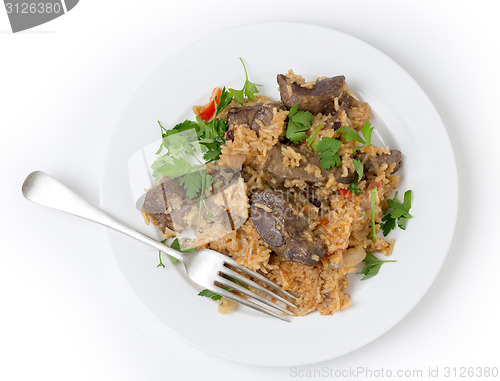 Image of Armenian liver pilaf