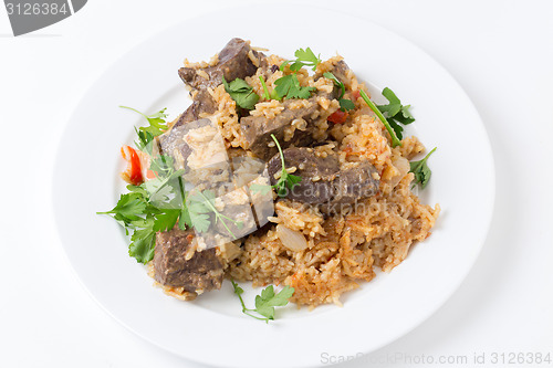 Image of Armenian liver pilaf