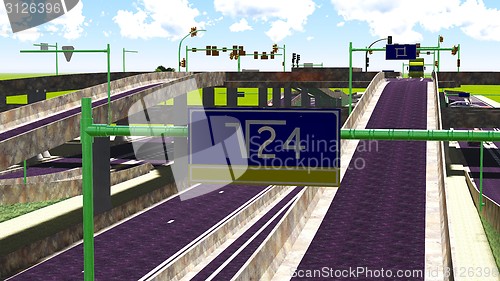 Image of high-level overpass 