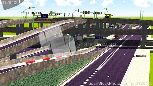 Image of high-level overpass 