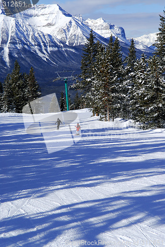 Image of Skiing in mountains