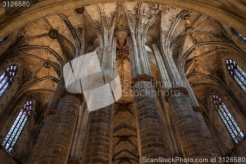 Image of Gothic church interior