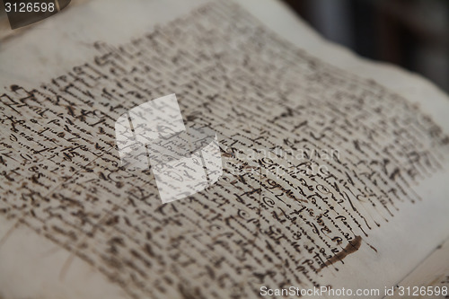 Image of 300 years old book