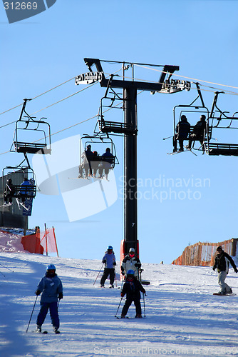 Image of Downhill skiing