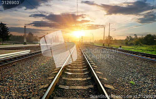 Image of Railroad and station