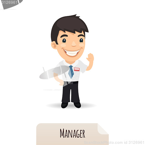 Image of Waving Manager