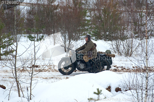 Image of Armed motorbike