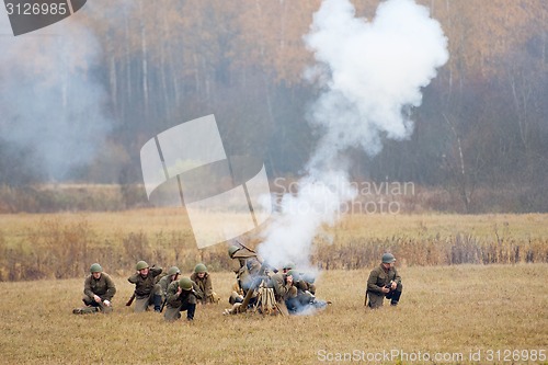 Image of Grenade launcher shooting