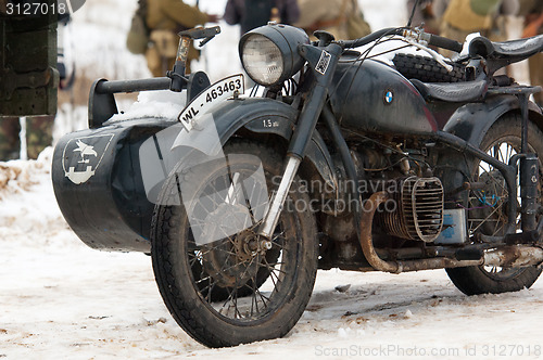 Image of BMW R75 motorcircle