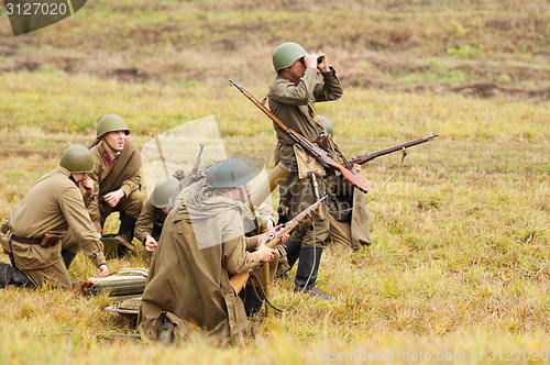 Image of Grenade launcher shooting