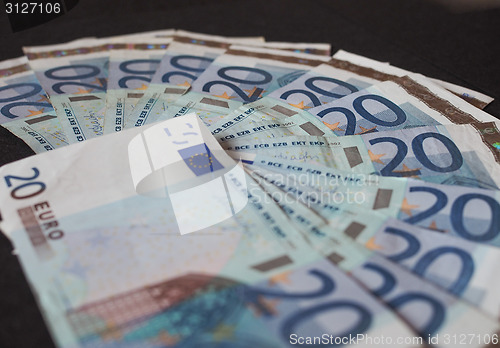 Image of Euro bank notes