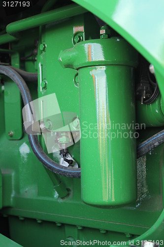 Image of The new engine tractor. Agricultural machinery