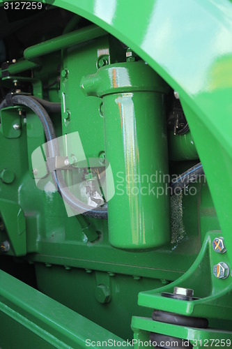 Image of The new engine tractor. Agricultural machinery