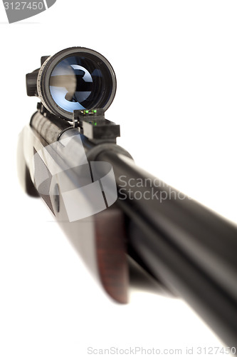 Image of Rifle on a white background