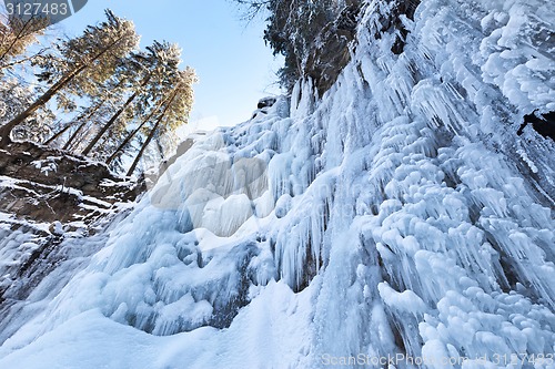 Image of Frozen waterfall