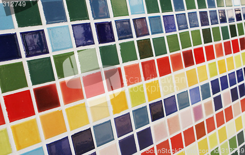 Image of Colored tiles.