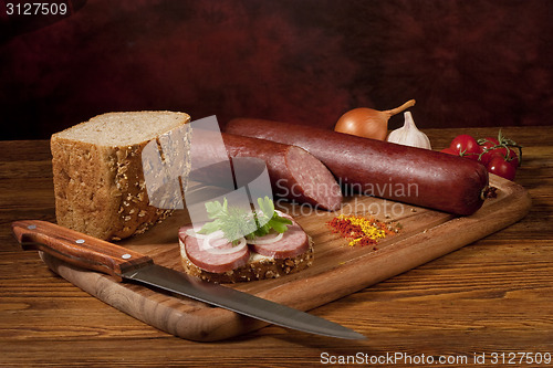 Image of Sausage on the table