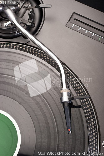 Image of Dj’s turntable