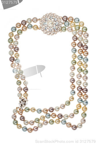 Image of Frame of necklace with a brooch