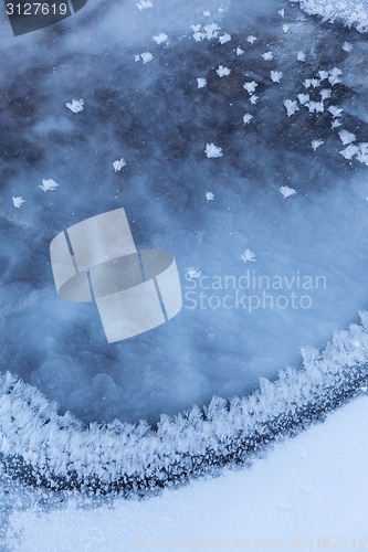 Image of Frozen lake