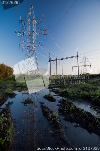 Image of Electric power lines