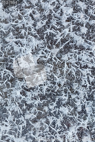 Image of Icy snowflakes