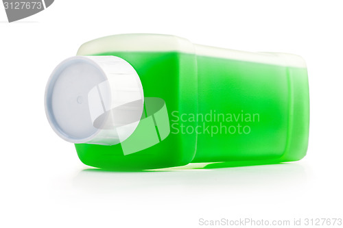 Image of Plastic bottle with cleaning liquid