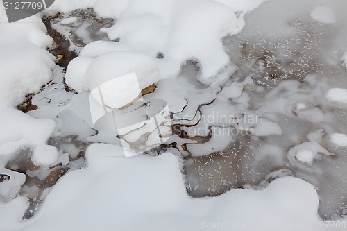 Image of Frozen lake