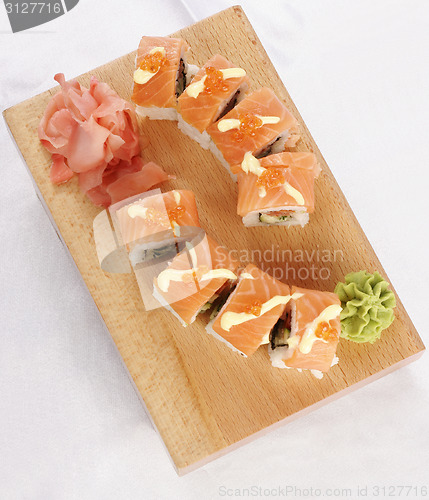 Image of Sushi sake Futomako top view