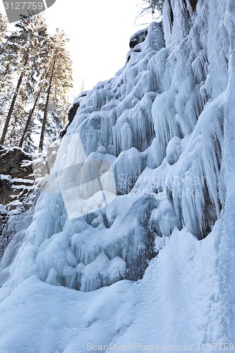 Image of Frozen waterfall