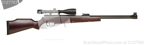 Image of Rifle on a white background