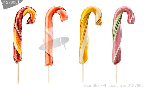 Image of Caramel lollipops