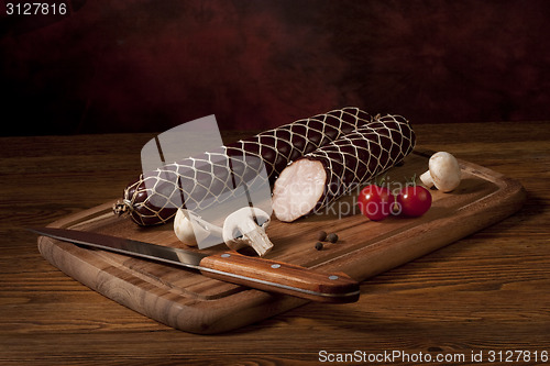 Image of Sausage on the table