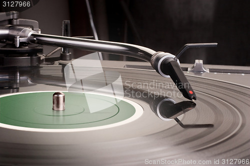 Image of Dj’s turntable