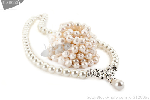 Image of Pendant on pearl chain