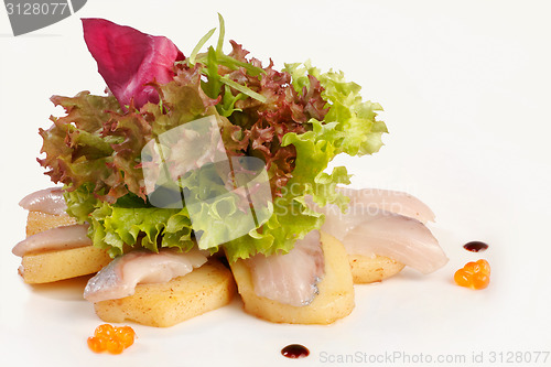 Image of Sashimi with salad