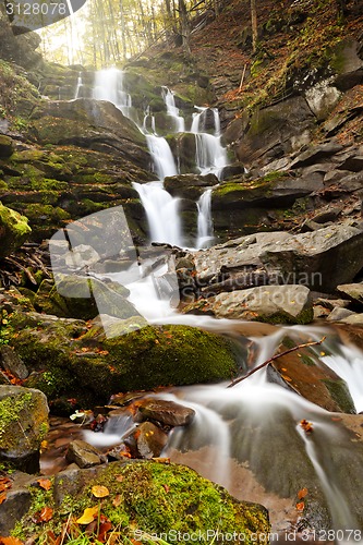 Image of Mountain waterfall