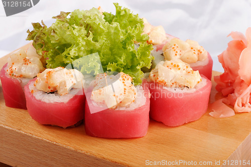 Image of Sushi maguro hotate mayonnaise