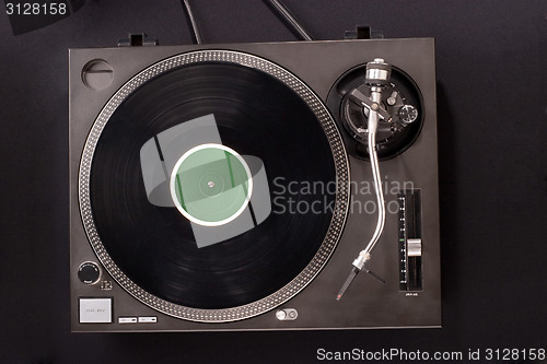 Image of Dj’s turntable