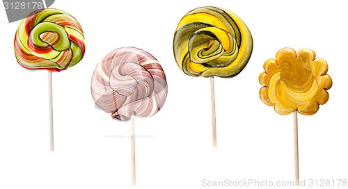 Image of Caramel lollipops