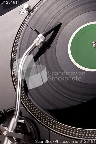 Image of Dj’s turntable