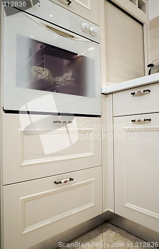 Image of a part of modern kitchen